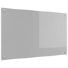 Køkken bagvæg Lysegrå 100 x 60 x 0.6 cm hærdet glas