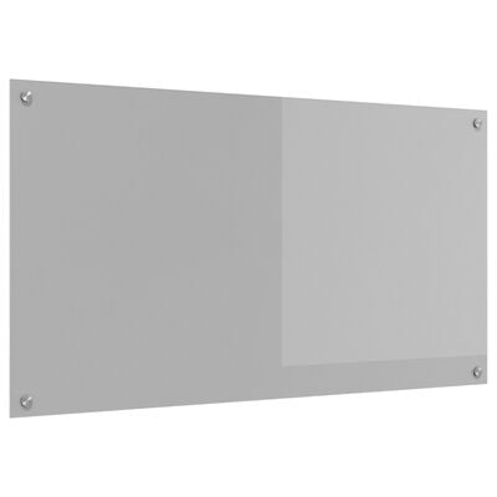 Køkken bagvæg Lysegrå 110 x 60 x 0.6 cm hærdet glas