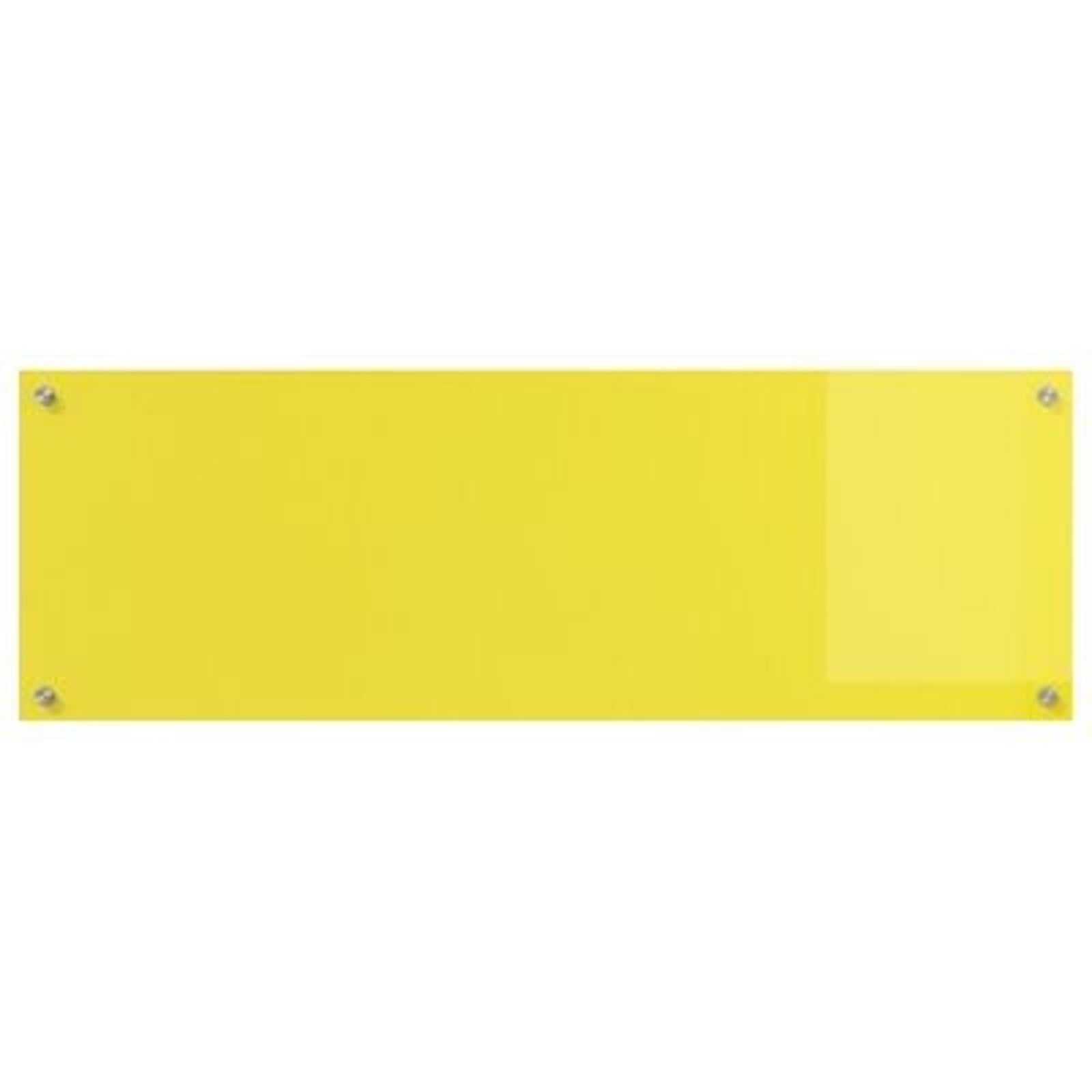 Køkken bagvæg Gul 120 x 40 x 0.6 cm hærdet glas