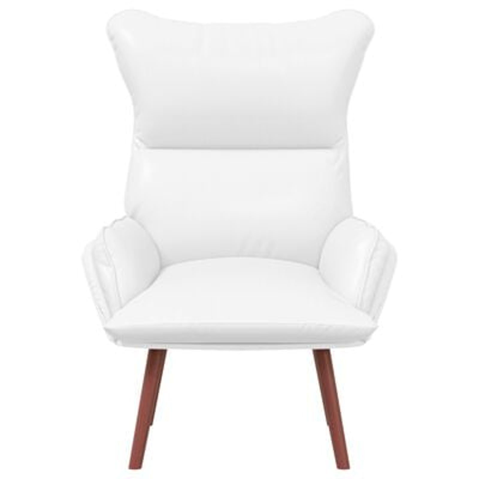 Afslappende stol Hvid 69 x 74 x 93 cm Kunstlæder