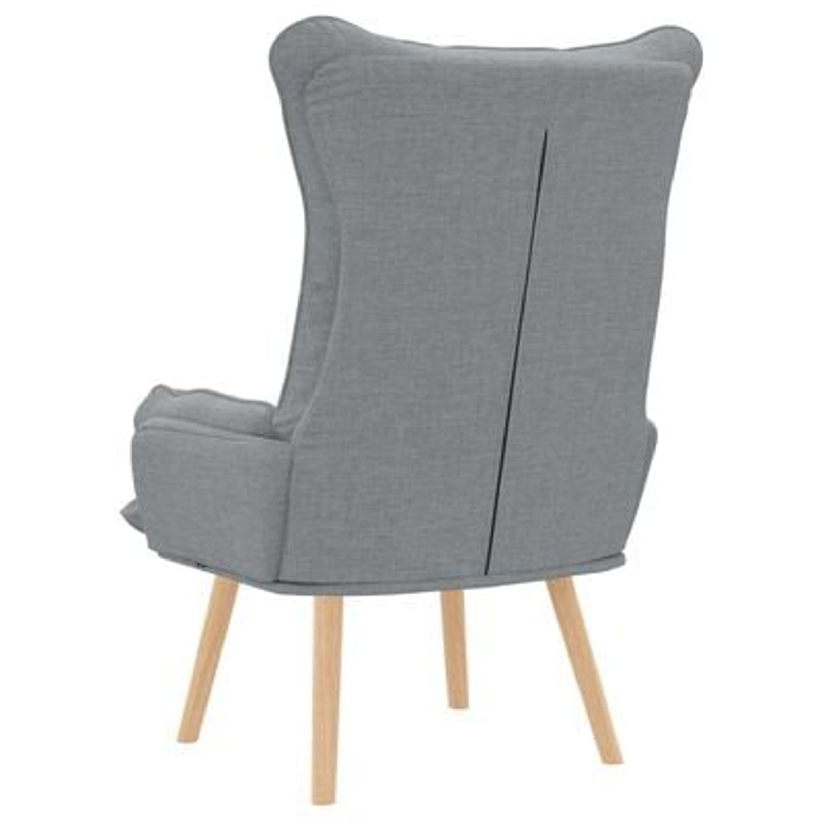 Afslappende stol Lysegrå 69 x 74 x 93 cm Stof
