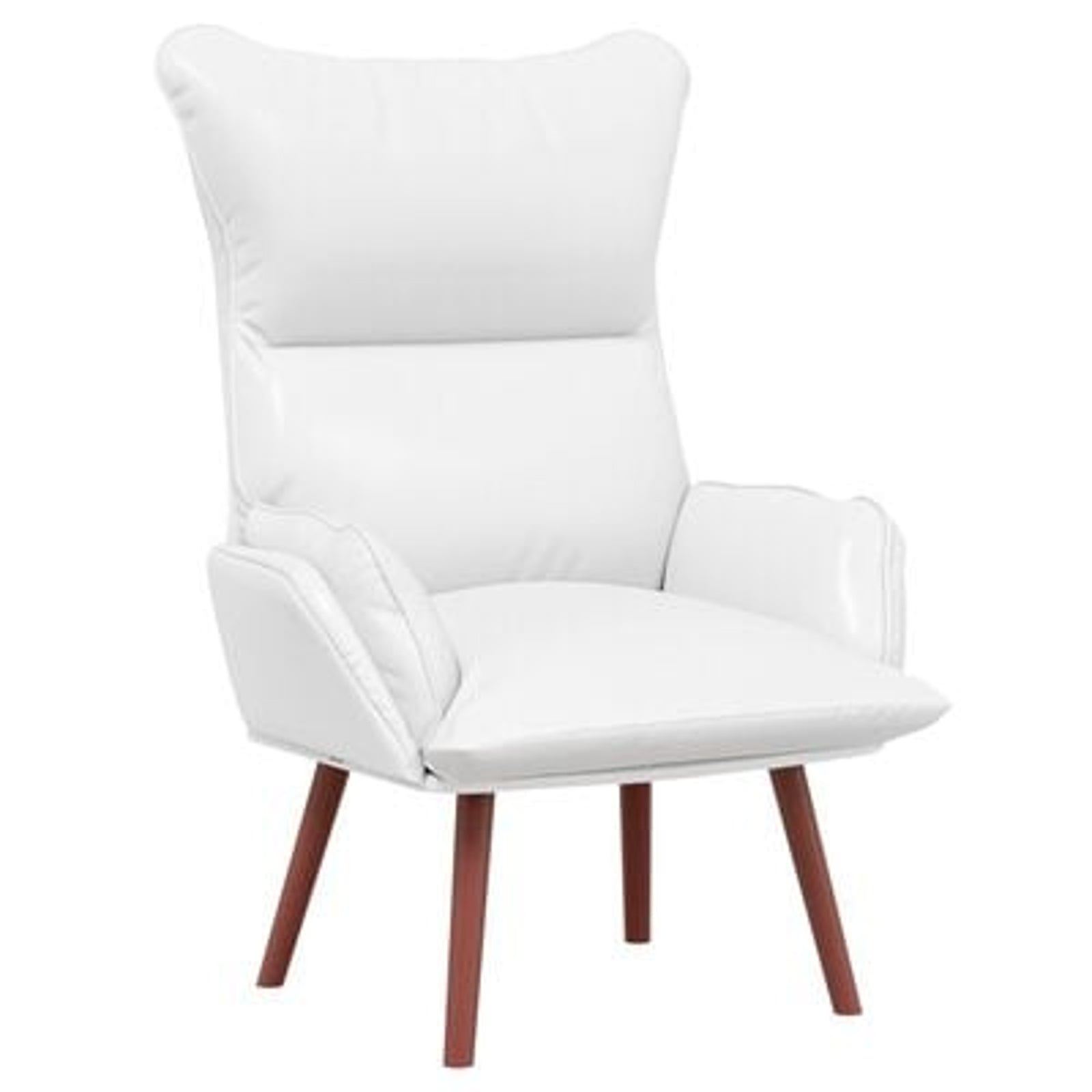 Afslappende stol Hvid 69 x 74 x 93 cm Kunstlæder