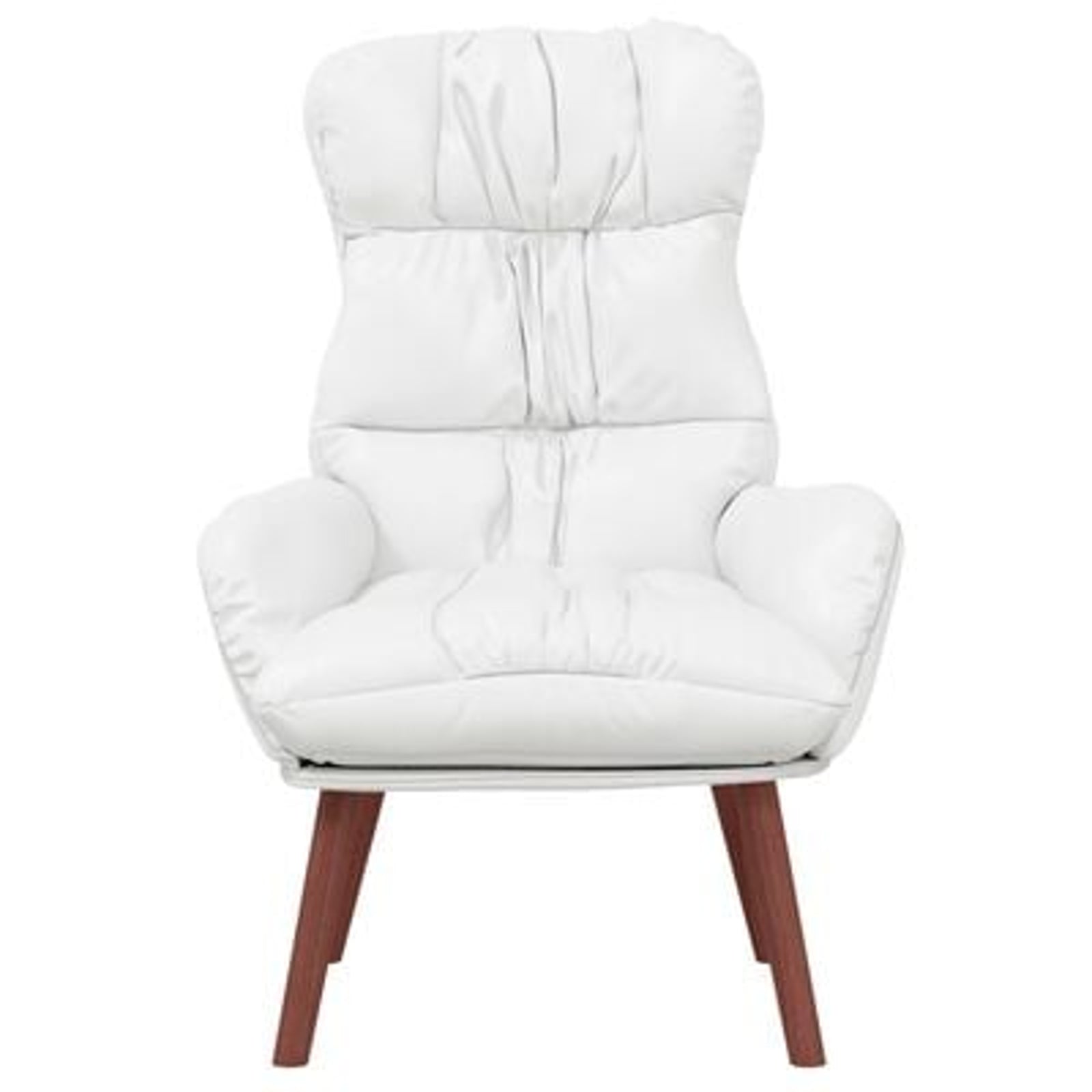 Afslappende stol Hvid 69 x 74 x 93 cm Kunstlæder