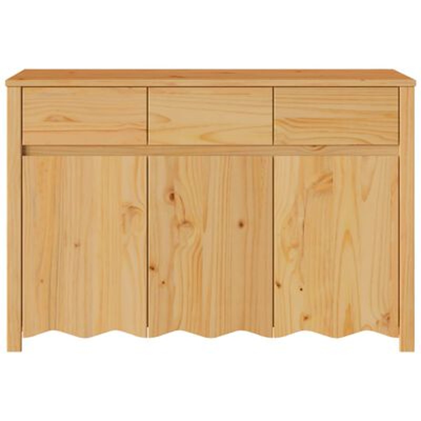 Sideboard Drammen Egetræsfarvet 114 x 43 x 75.5 cm