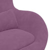 Æggestol 2 pcs Lilla 63 x 73 x 90 cm Fløjl