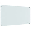 Køkken bagvæg Hvid 110 x 60 x 0.6 cm hærdet glas