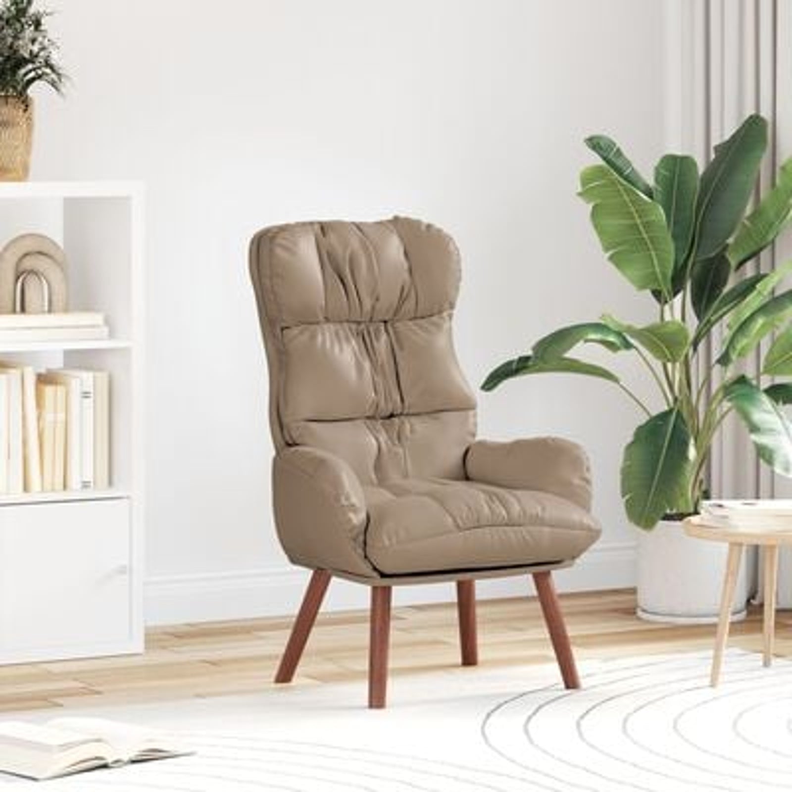 Afslappende stol Cappuccino 69 x 74 x 93 cm Kunstlæder