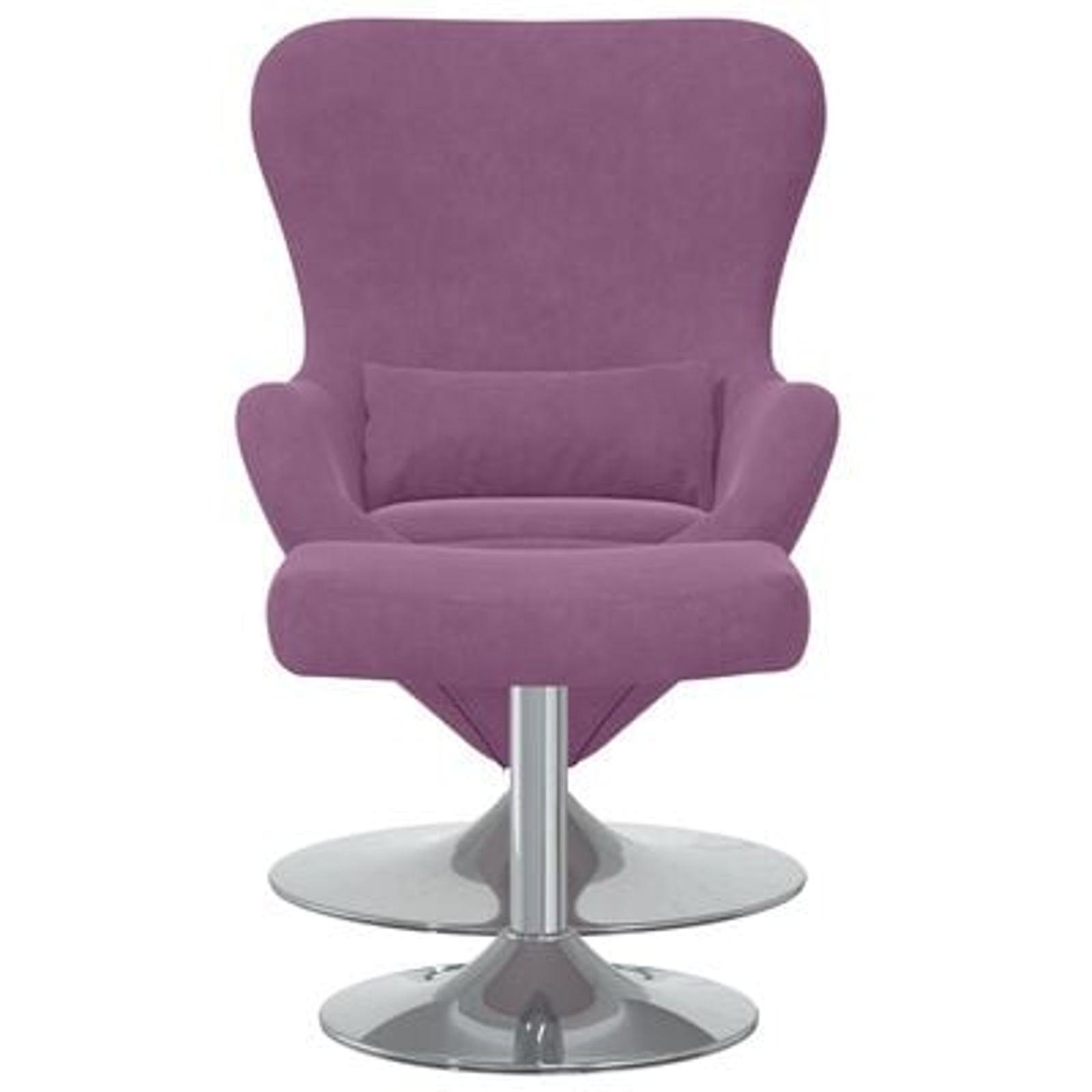 Æggestol 2 pcs Lilla 63 x 73 x 90 cm Fløjl