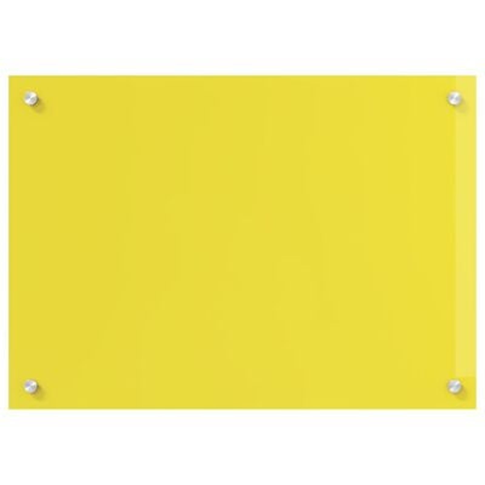 Køkken bagvæg Gul 70 x 50 x 0.6 cm hærdet glas