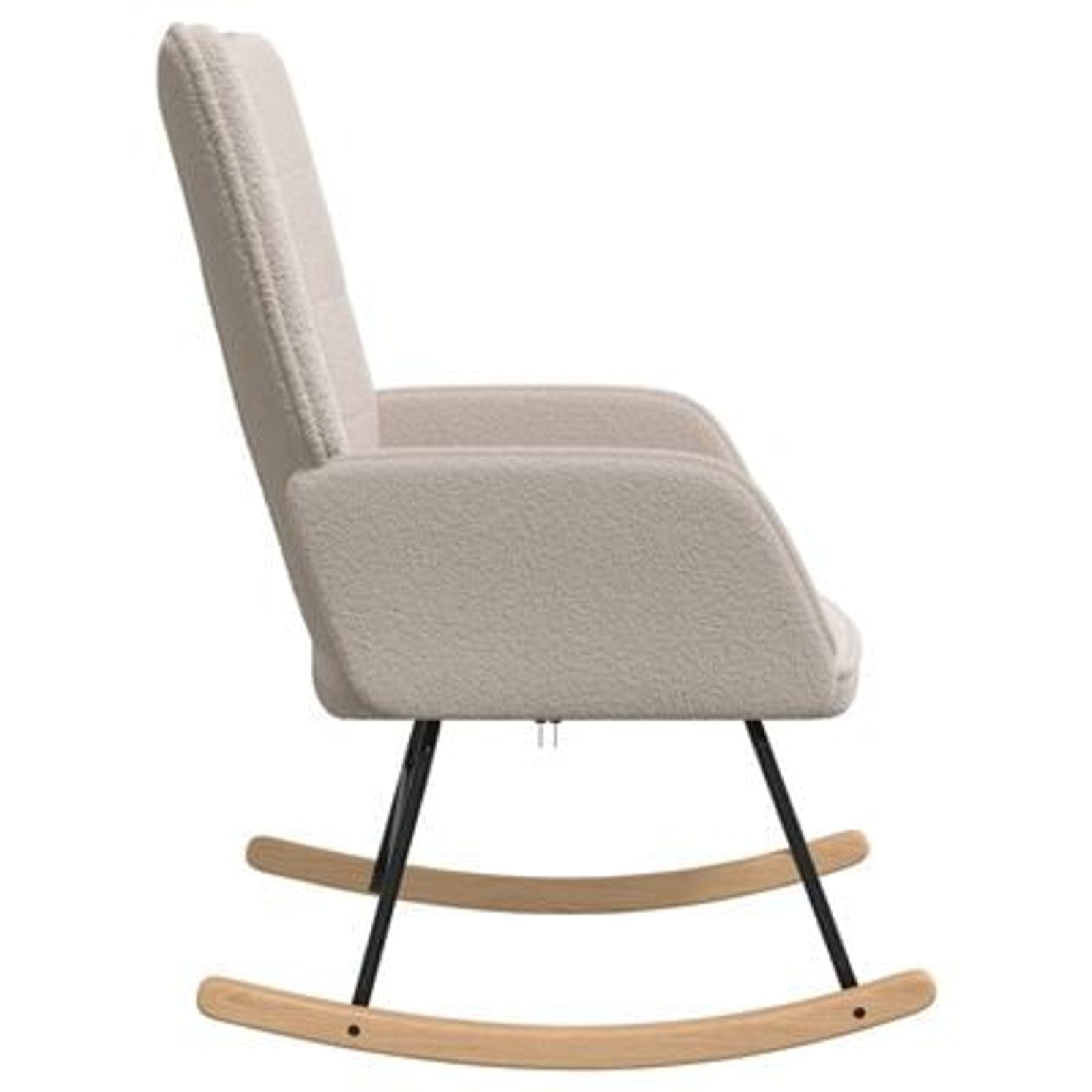 Afslappende stol Lysegrå 61 x 78 x 98 cm Stof