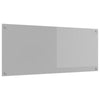 Køkken bagvæg Lysegrå 120 x 50 x 0.6 cm hærdet glas