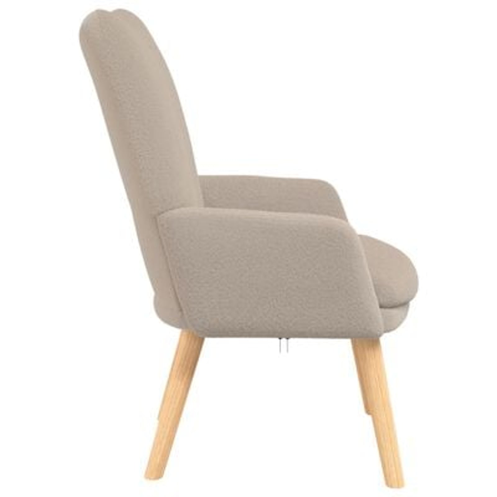 Afslappende stol Lysegrå 63 x 67 x 94 cm Stof