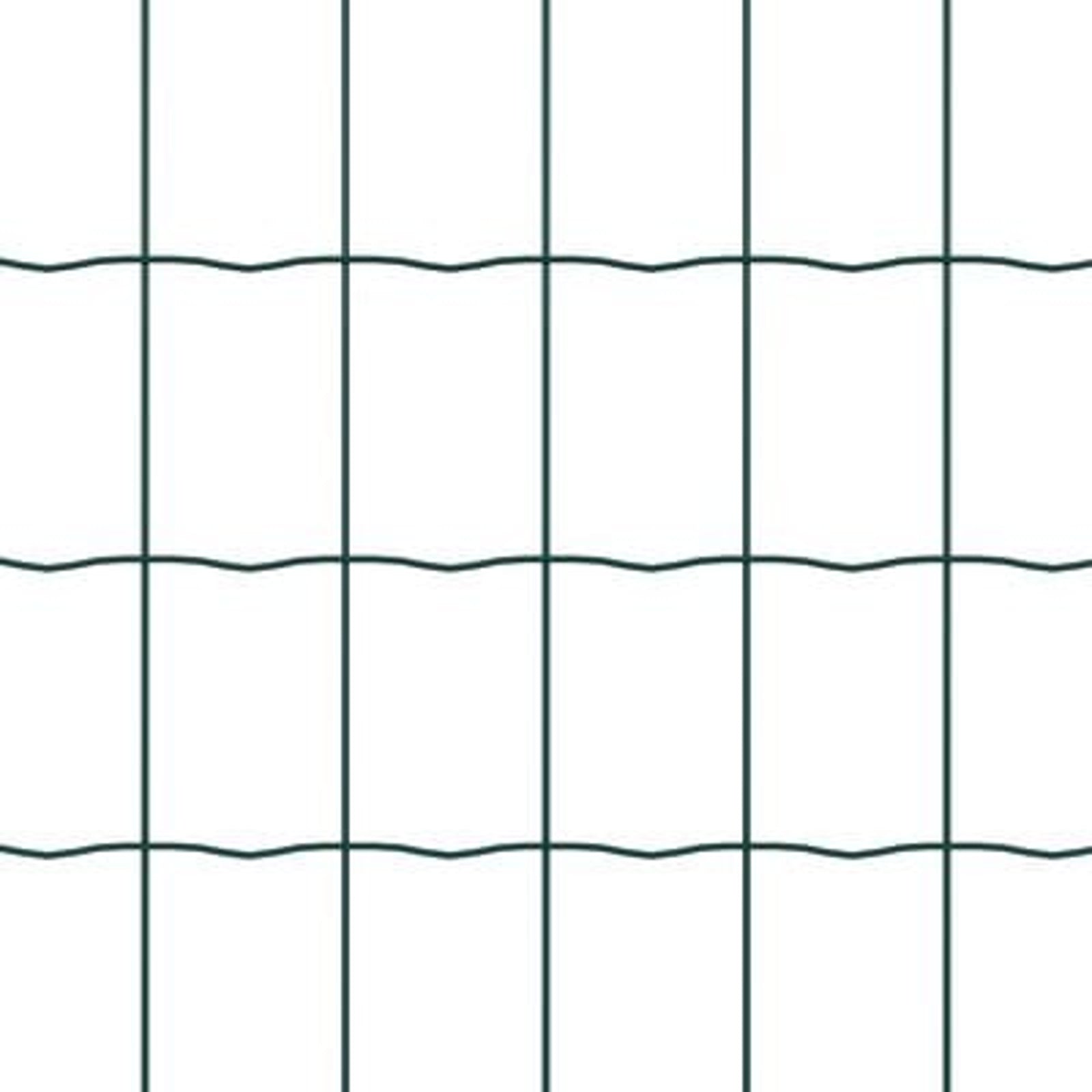 Hegn med post Grøn 1,2 x 25 m Stål