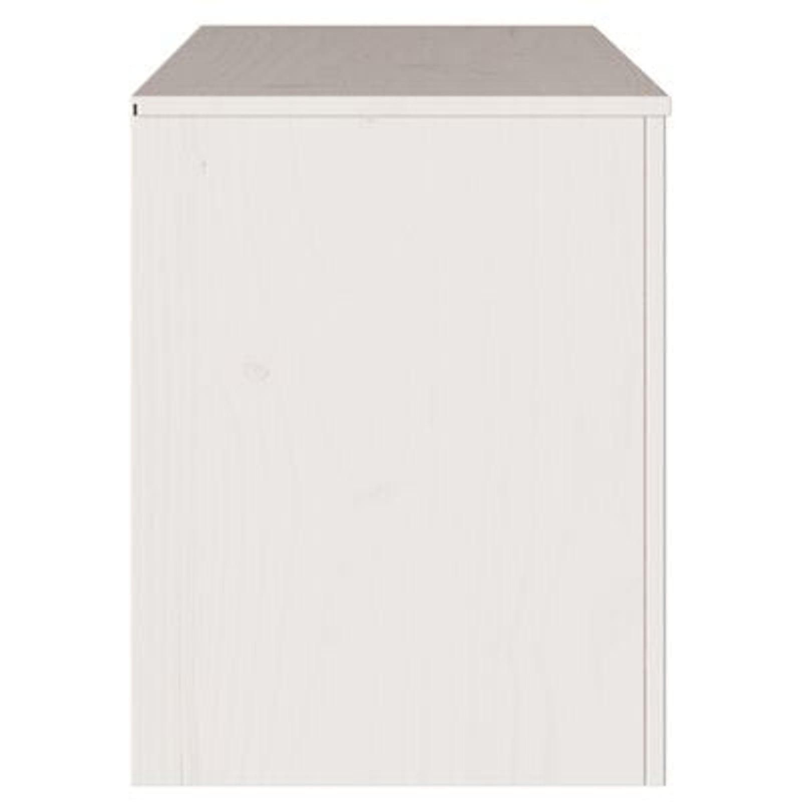Tv-skab Drammen Hvid 99 x 43 x 55 cm Massivt fyrretræ