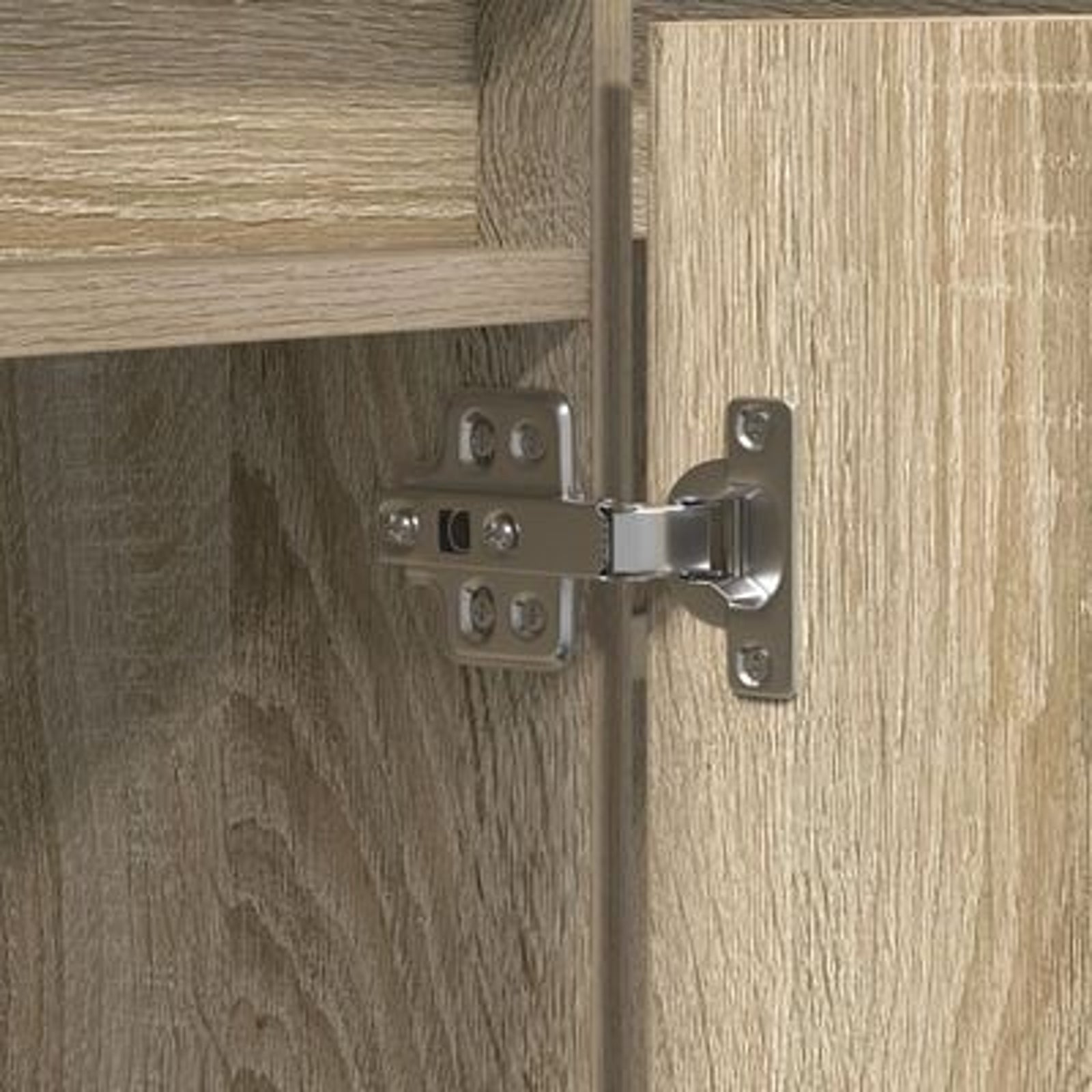TV-skab med LED Sonoma-eg 180 x 38 x 49 cm Konstrueret træ
