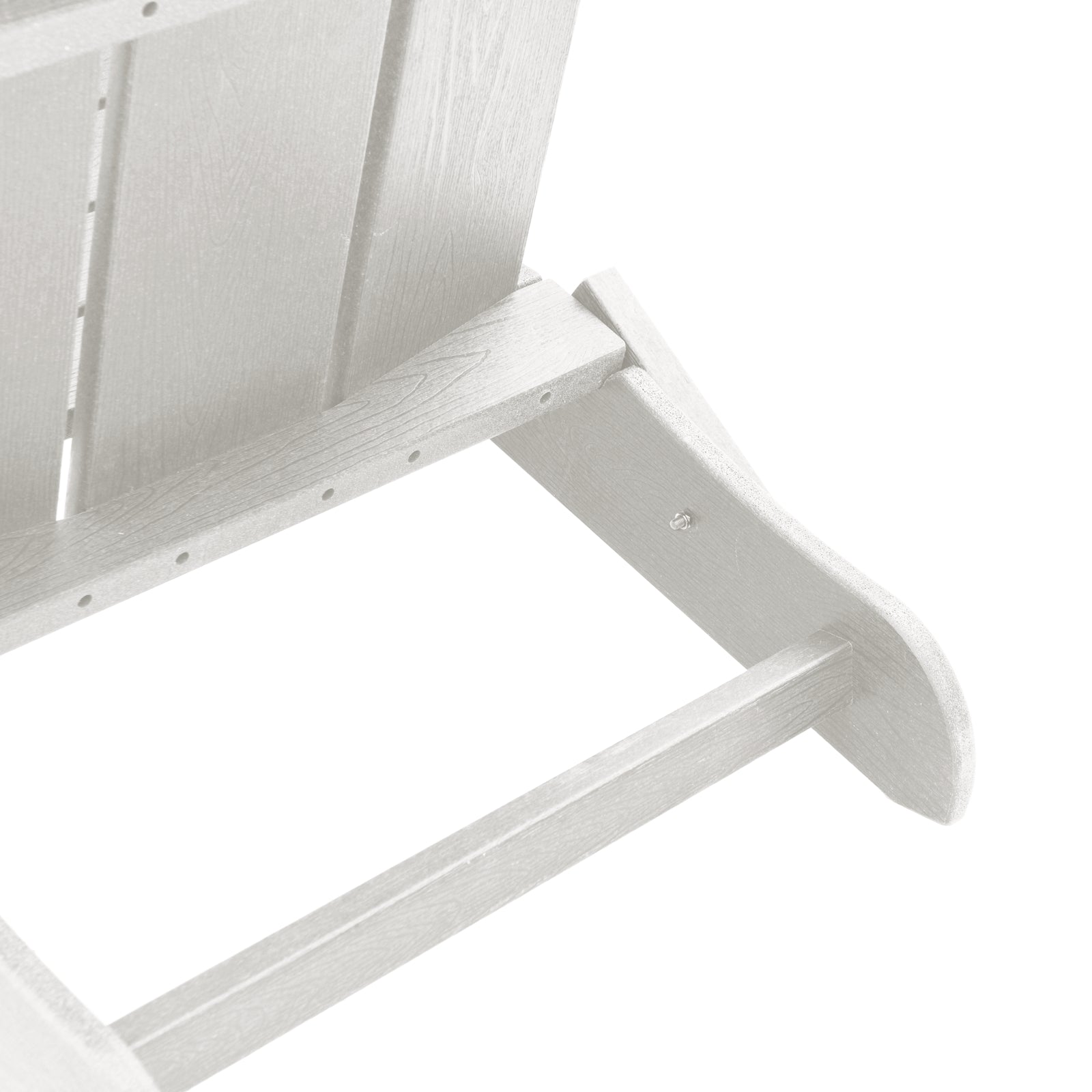Foldbar Adirondack Stol Hvid 74.5 x 80.5 x 90cm Plastik