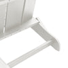 Foldbar Adirondack Stol Hvid 74.5 x 80.5 x 90cm Plastik