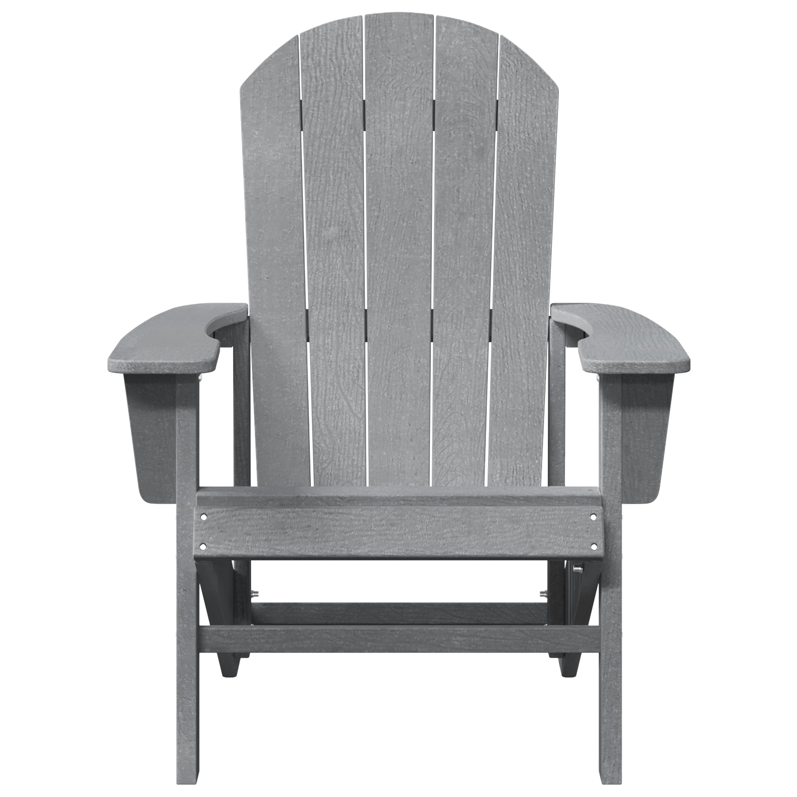 Adirondack-stol Lysegrå 74 x 82 x 92cm Plastik