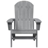 Adirondack-stol Lysegrå 74 x 82 x 92cm Plastik
