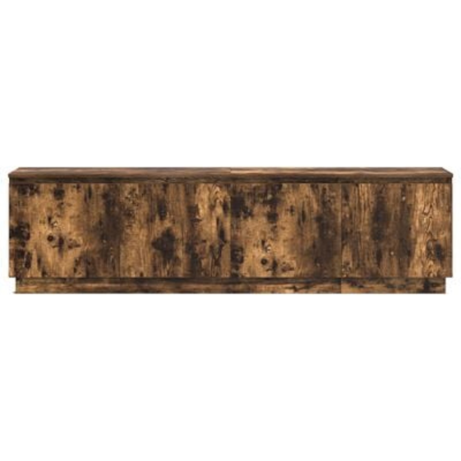TV-skab med LED Røget eg 180 x 38 x 49 cm Konstrueret træ