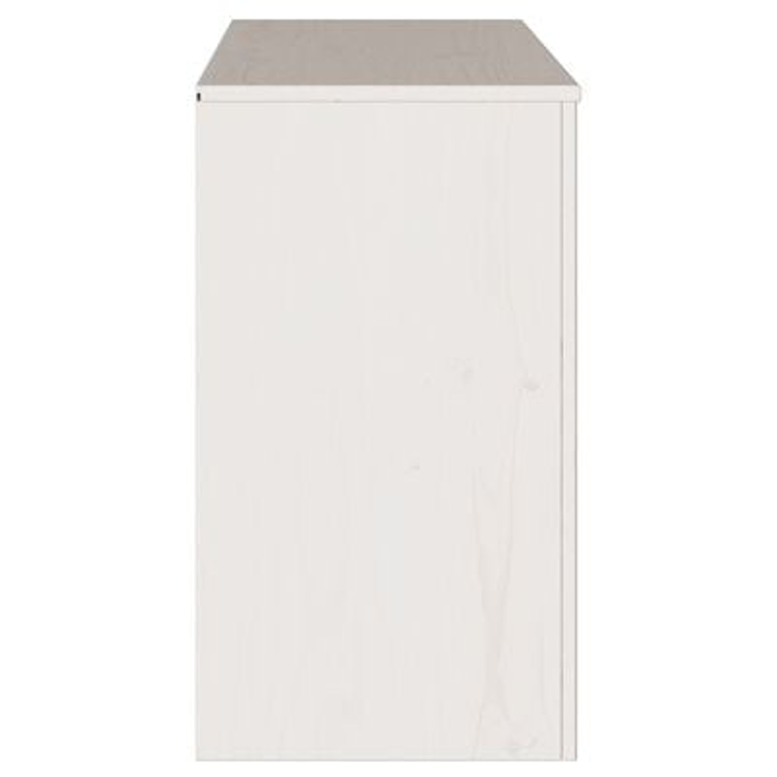 Sideboard Drammen Hvid 114 x 43 x 75.5 cm Massivt fyrretræ