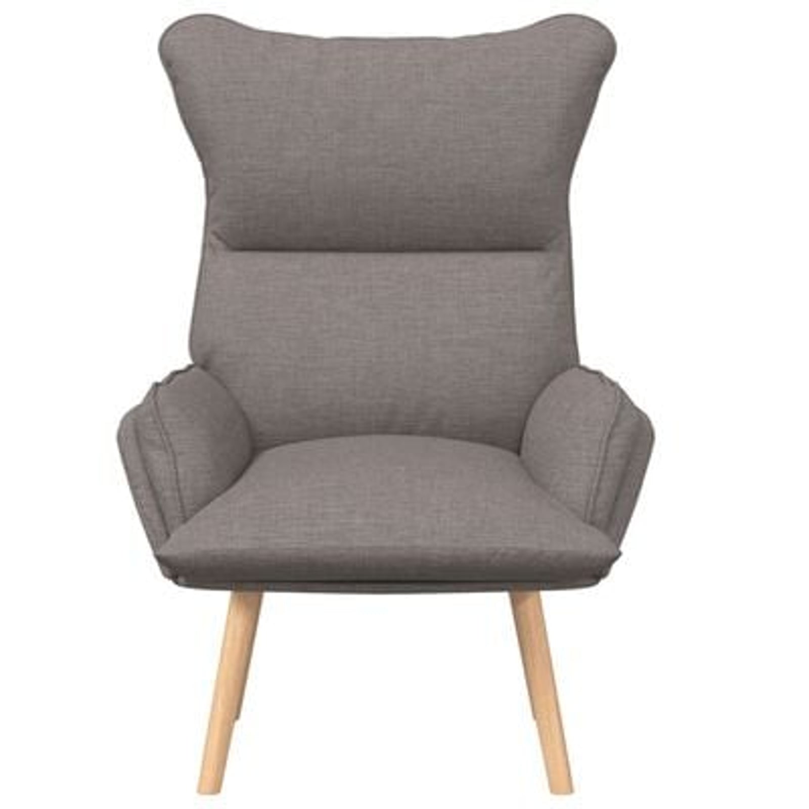Afslappende stol Gråbrun 69 x 74 x 93 cm Stof