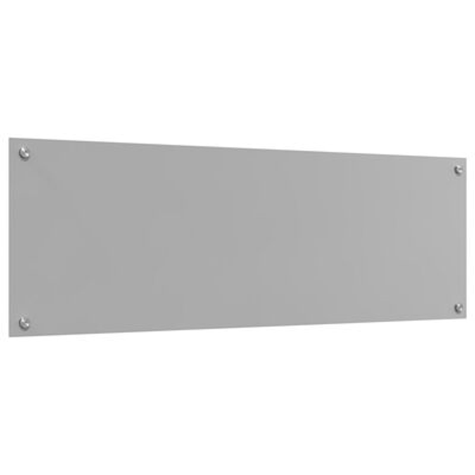 Køkken bagvæg Lysegrå 120 x 40 x 0.6 cm hærdet glas