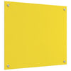 Køkken bagvæg Gul 70 x 60 x 0.6 cm hærdet glas