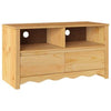 Tv-skab Drammen Egetræsfarvet 99 x 43 x 55 cm Massivt fyrretræ