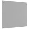 Køkken bagvæg Lysegrå 70 x 60 x 0.6 cm hærdet glas