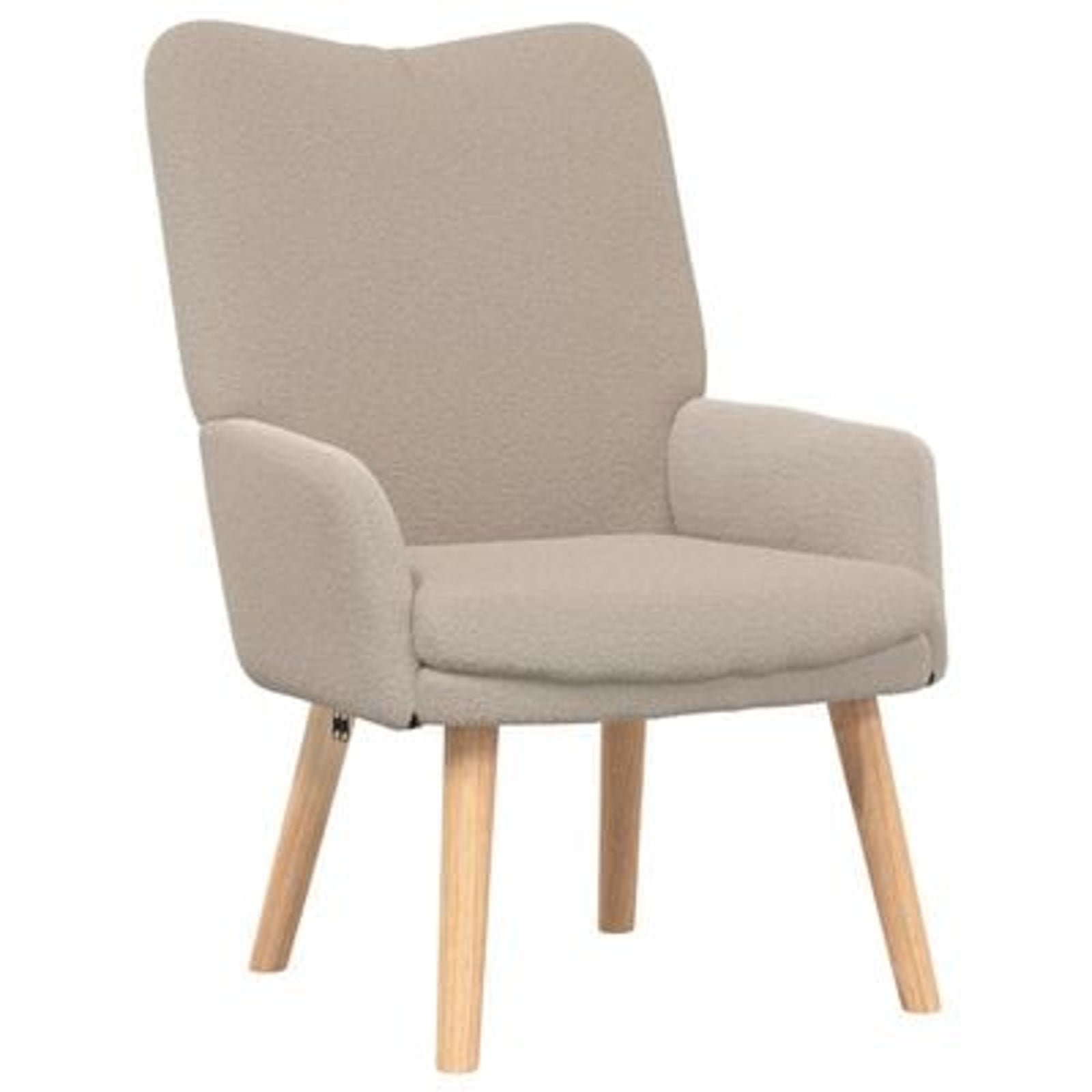 Afslappende stol Lysegrå 63 x 67 x 94 cm Stof