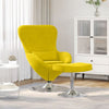 Æggestol 2 pcs Gul 63 x 73 x 90 cm Fløjl