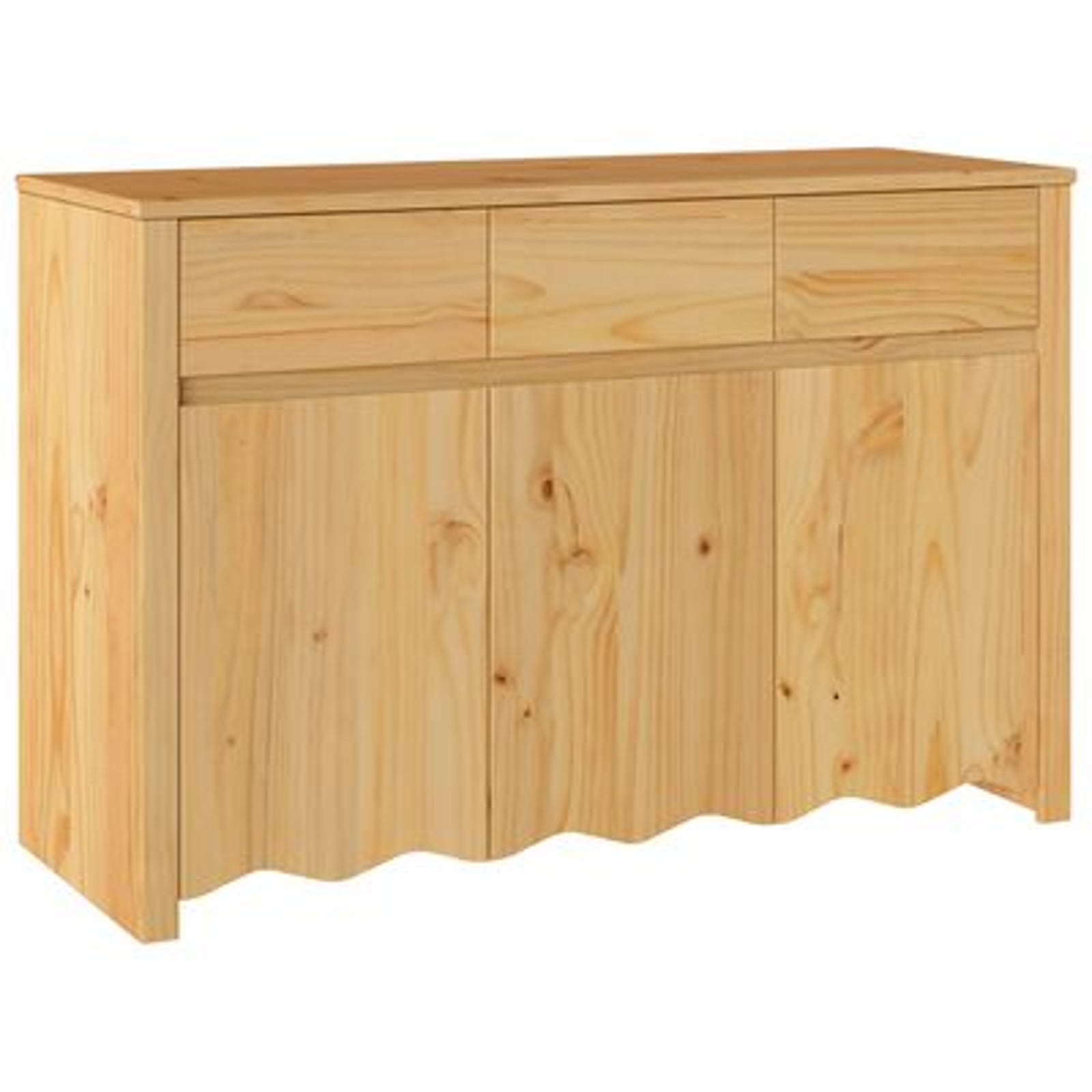 Sideboard Drammen Egetræsfarvet 114 x 43 x 75.5 cm
