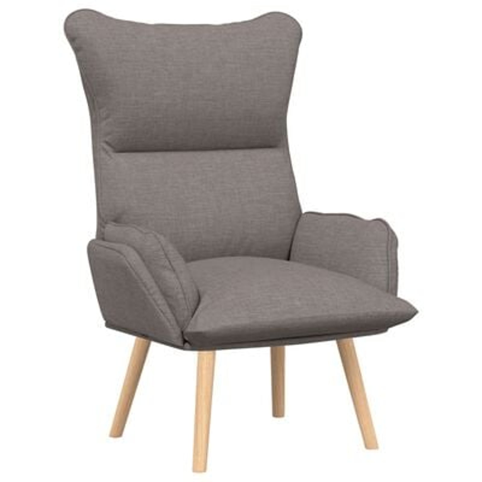 Afslappende stol Gråbrun 69 x 74 x 93 cm Stof