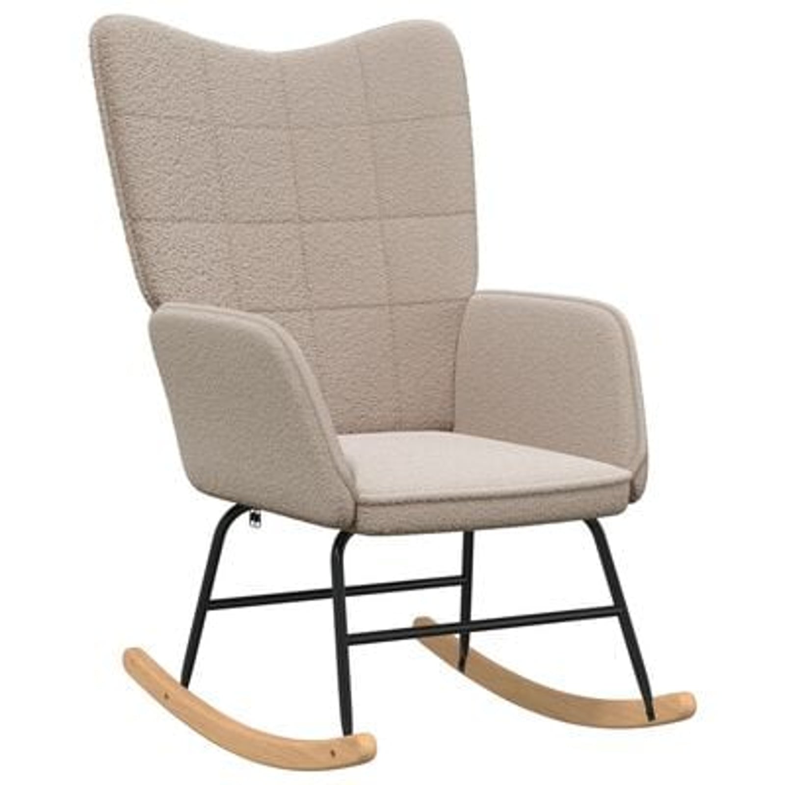 Afslappende stol Lysegrå 61 x 78 x 98 cm Stof