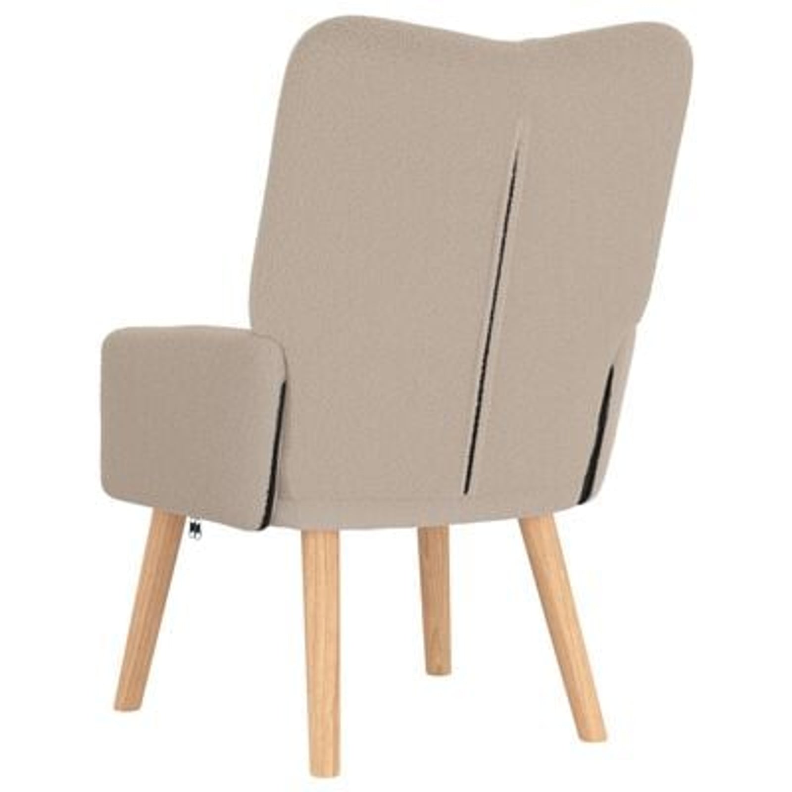 Afslappende stol Lysegrå 63 x 67 x 94 cm Stof