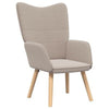 Afslappende stol Lysegrå 62 x 67 x 95,5 cm Stof