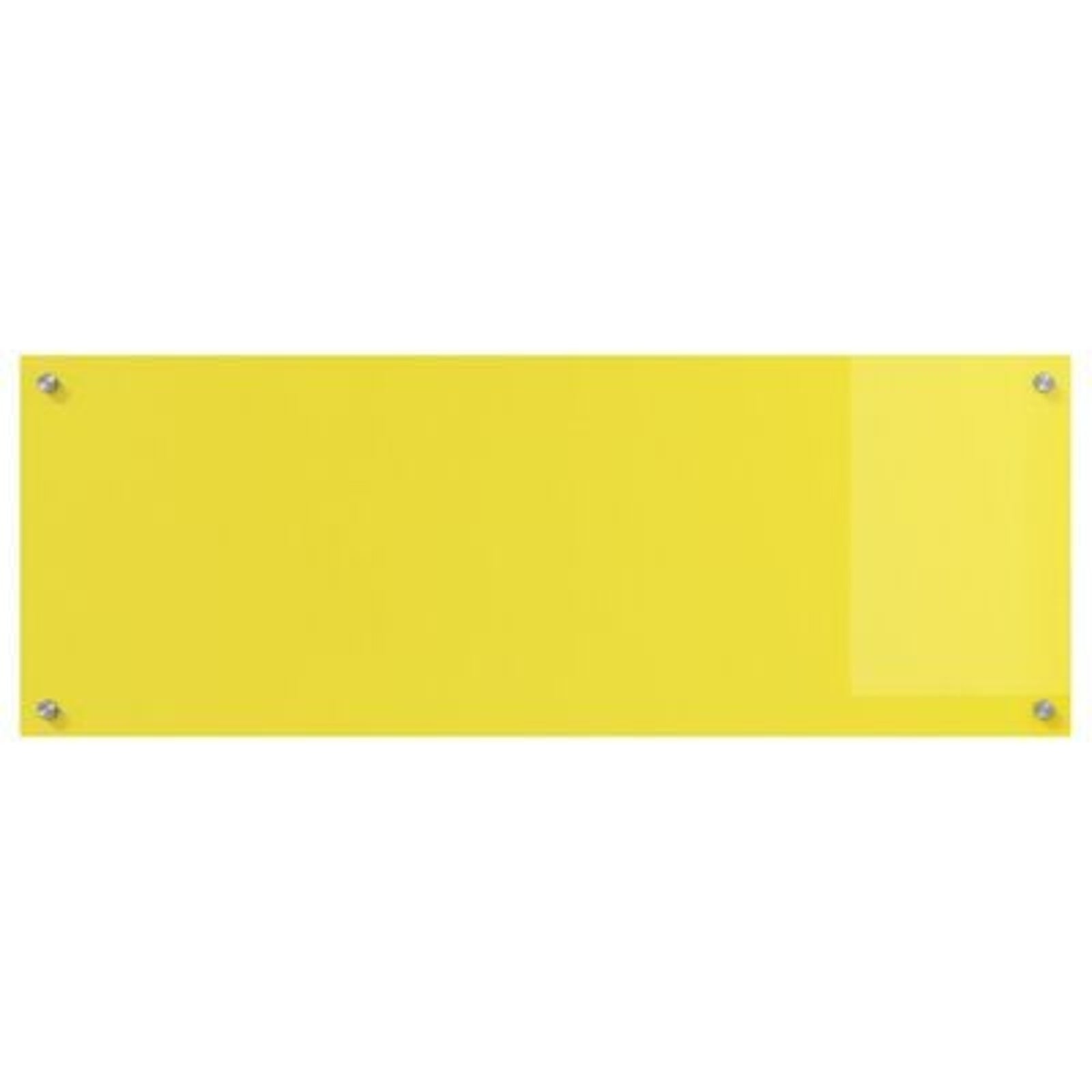 Køkken bagvæg Gul 110 x 40 x 0.6 cm hærdet glas