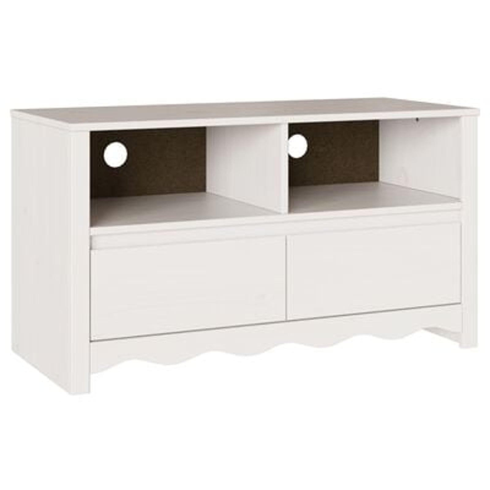 Tv-skab Drammen Hvid 99 x 43 x 55 cm Massivt fyrretræ