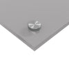 Køkken Sprøjteliste Lys Grå 70x50x0,6 cm Hærdet Glas