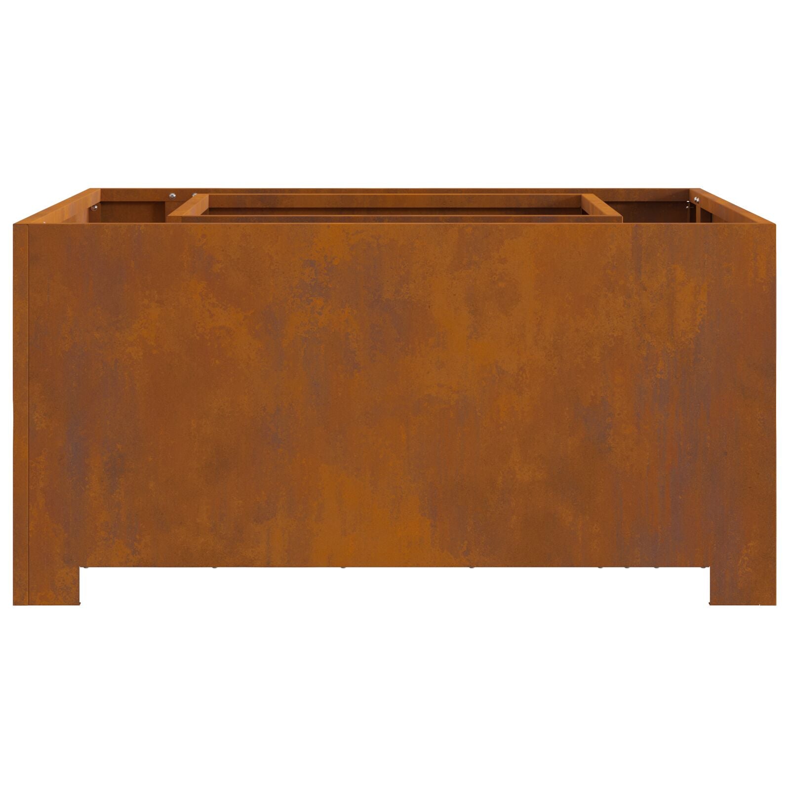 Fyrfadslys Firkantet 80x80x40 cm Vejrbestandig Stål