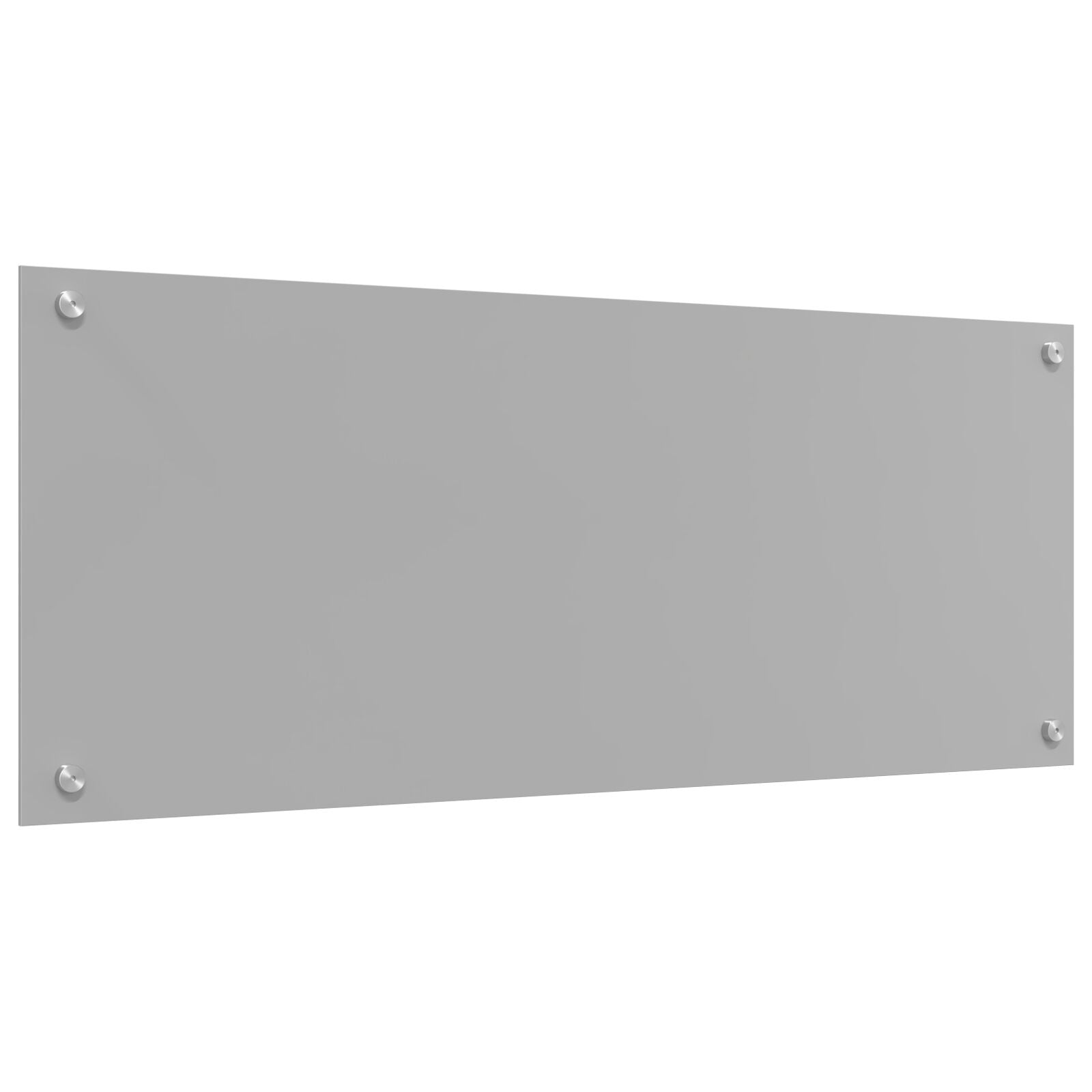 Køkken Bagplade Lys Grå 100x40x0,6 cm Hærdet Glas