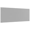 Køkken Bagplade Lys Grå 100x40x0,6 cm Hærdet Glas