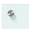 Køkken Backsplash Hvid 110x40x0,6 cm Tempereret Glas