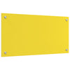 Køkken Backsplash Gul 80x40x0,6 cm Tempereret Glas