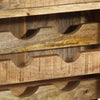 Køkkenvogn 55x40x80 cm Solid Groft Mangotræ