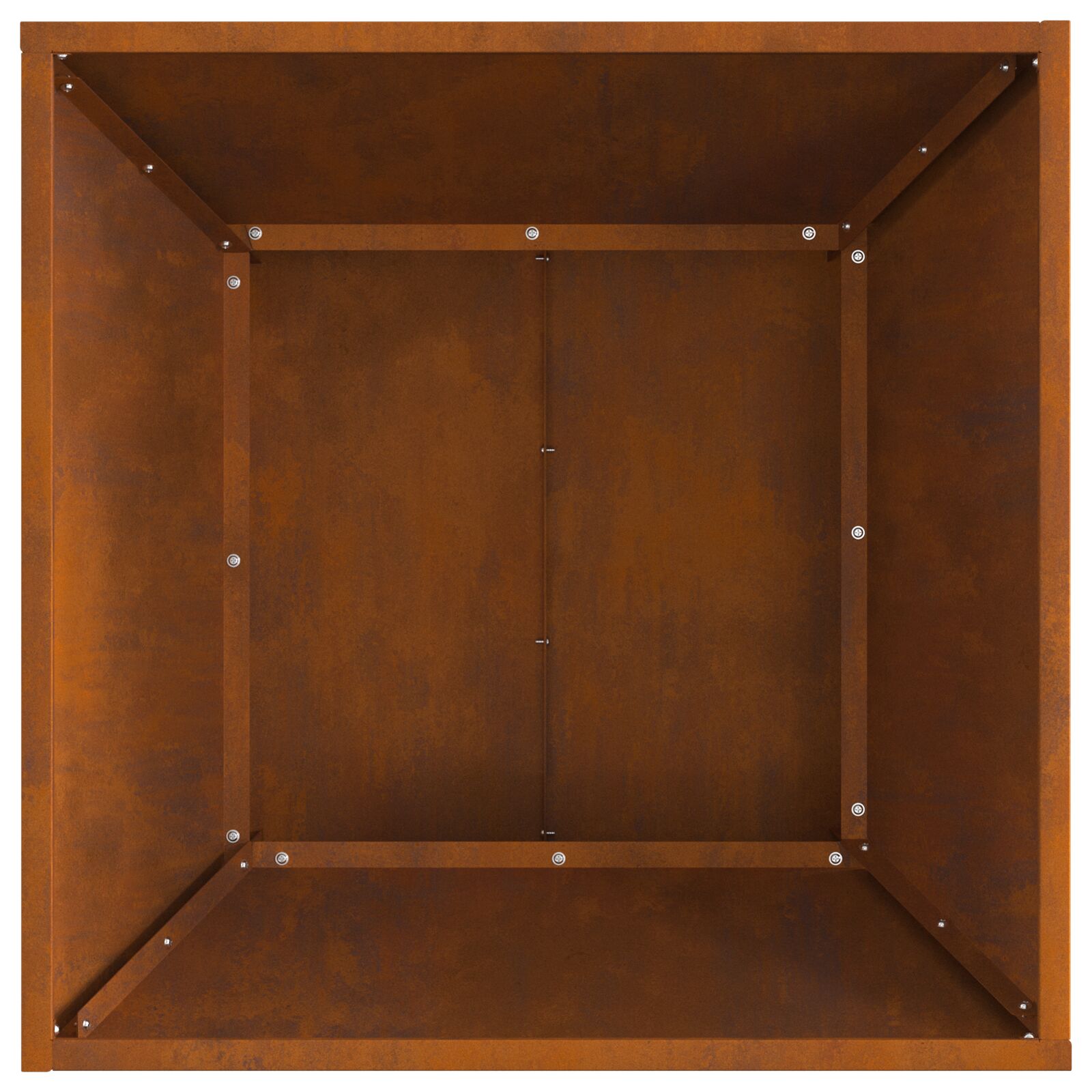 Ildhul Kvadratisk Brun 60x60x35 cm
