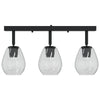 loftlamper med justerbar glaslampeskærm i anthracite, E27