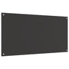 Køkken Backsplash Mørkegrå 120x60x0,6 cm Hærdet Glas