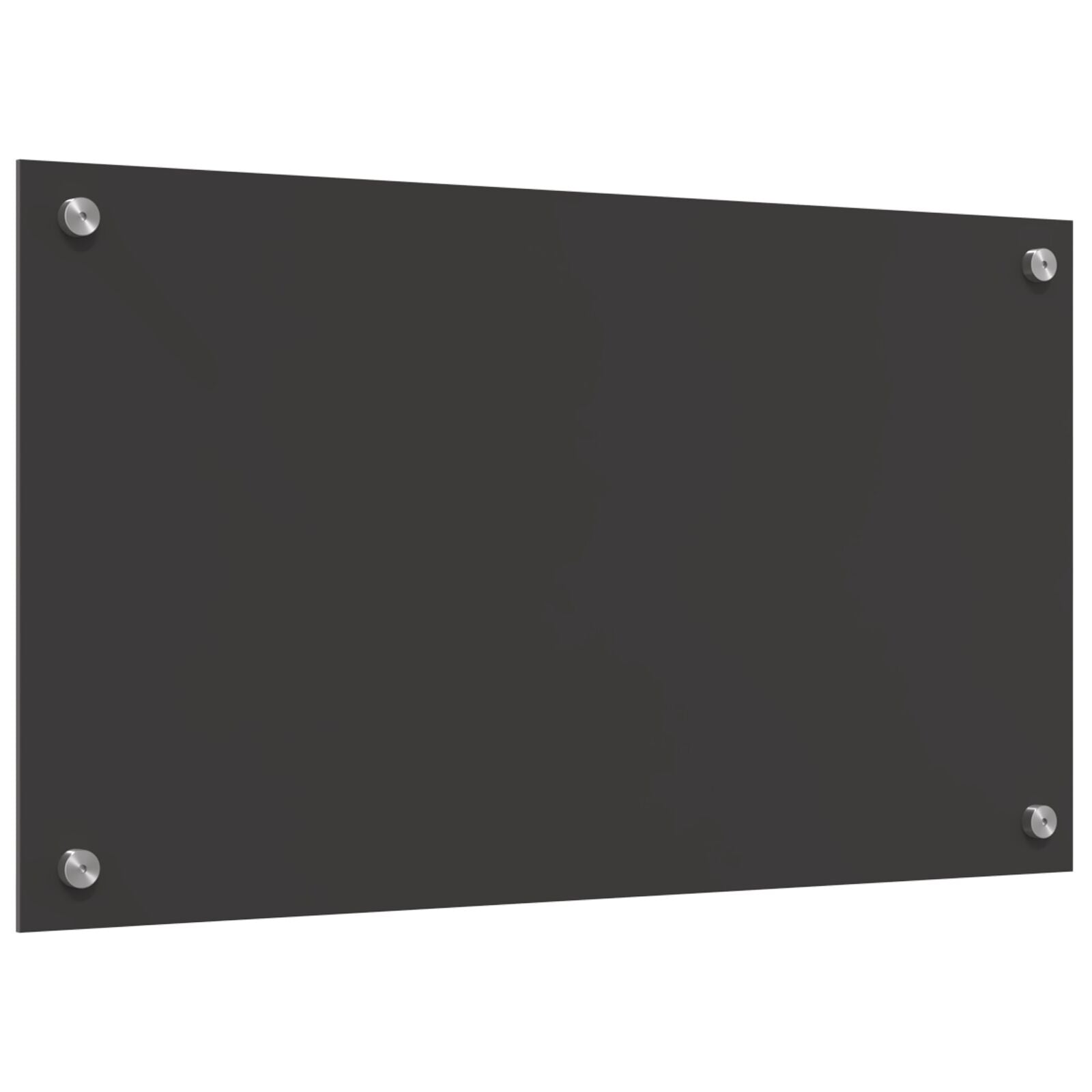 Køkken Bagbeklædning Mørkegrå 70x40x0,6 cm Hærdet Glas